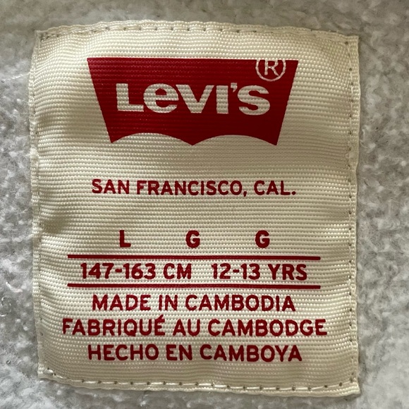 Levi’s Teenager Batwing Crewneck Sweatshirt - Picture 4 of 4